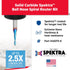 Amana Tool Solid Carbide Up-Cut Ball Nose Spiral Router Bit for Wood, Plastic, MDF, Foam, 46373-K, 1/16 Dia x 1/4 Inch