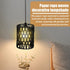 Generic 5.8''x4.5'' Small Rattan Lamp Shade Boho Paper Rope Replacement Shades Ceiling Fan Light Covers Cylinder Woven
