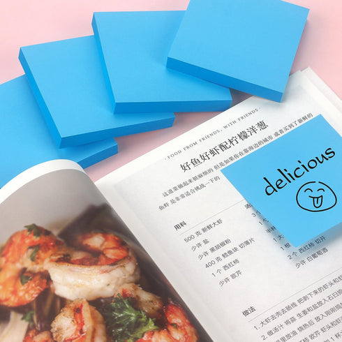 Sticky Notes 3x3 Pop Up Self-Stick Notes Pads - Bright Colors for Office, School, Home, 4 Pads/Pack, 90 Sheets
