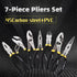 7-Piece Set Vivicreate Pliers Heavy Duty Multipurpose Tools for Home Repair DIY Auto Electrical Work Includes Long Nose