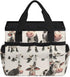 10 Milk Cow Garden Tool Bag, Heavy Duty Garden Tote Bag Organizer with Pockets Gardening Gift for Women and Men