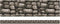 Eureka Curiosity Garden Stone Wall Decorative Classroom Trim, 2.25" Wide, 12 Strips for 37 Total Feet