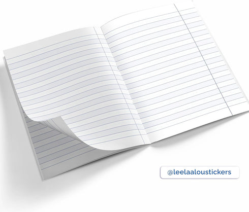 Machberet Ivrit, Hebrew Notebook, Multi-Pack, Multicolor, 40 Pages
