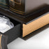 Tosnail Decorative Pen Holder with Storage Drawer, Wooden Pencil Holder and Organizer, Antique Library Books Design Pen