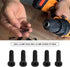 The Lord of the Tools 5PCS M6x25mm Drill Chuck Shank Adapter, Carbon Steel Fixing Screw Left Hand Thread