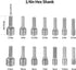14 Pcs Socket Nut Driver Set, Hex Drill Bits Sets, Impact Driver Socket Adapter Metric for Hand Drill, Electric Screwdriver, Wrench