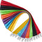 YOUOWO Cruise Lanyards Solid Durable 14 Pack 7 Colors for ID Card Badge Holder Office Neck Keychain