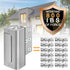 8 800 lbs Home Security Door Reinforcement Lock - Safety Child Proof Door Locks with Screws for Inward Swinging Front