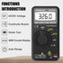 AIOMEST Digital Multimeter, Pocket Voltmeter Ohmmeter for Measuring AC&DC Voltage Resistance Continuity Buzzer Test