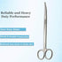 (7" Metzenbaum Dissecting Scissors with Gold Rings- Long Slim Precision Scissors made of Medical Grade Premium Quality