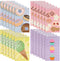 BLUE PANDA 24 Pack Spiral Notepads, 3x5 inches Baking Party Favors for Kids, Mini Notebooks with Donut Designs