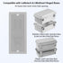 LeMotech 2pc Junction Box Mounting Plate, ABS Plastic Internal Panel with Screws for Electrical Box Installation