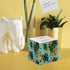 Tropical Sticky Note Cube, 2.75" Memo Block, Printed on 4 Sides, Boho Botanical Design