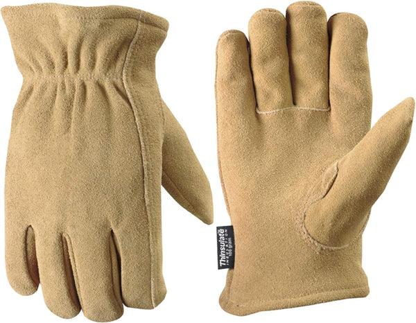 Wells Lamont Men's Thinsulate Deerskin Winter Gloves, Extra Large, Tan (1091)