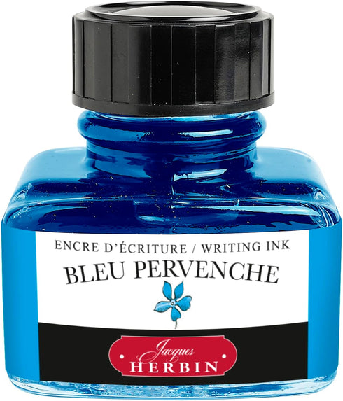 Herbin Fountain Pen Ink - 30 ml Bottled - Bleu Pervenche