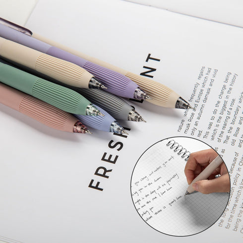 Linbsunne Gel Pens Black Ink for Office, 0.5mm Fine Point Smooth Writing Retractable Work Pen (18-count)
