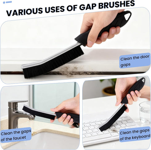 Gzfatyong 6pcs Crevice Cleaning Brush Multifunctional Hard Bristle Grout Cleaner Brush Crevice Cleaning Tools Bathroom