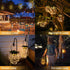 JHPGEOE 2 Pack 60LED Outdoor Solar Hanging Lantern Lights - Waterproof Solar Pineapple Light Outdoor for Garden,Yard