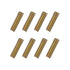uxcell 8 Pcs Fully Threaded Rods 5/16x1 - All Thread Studs, Long Threaded Screw Carbon Steel for Furniture Assembly