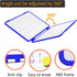 Magnetic Small Dry Erase White Board, 11.5x17” Foldable Desktop Whiteboard for Kids, 4 Writing Sides