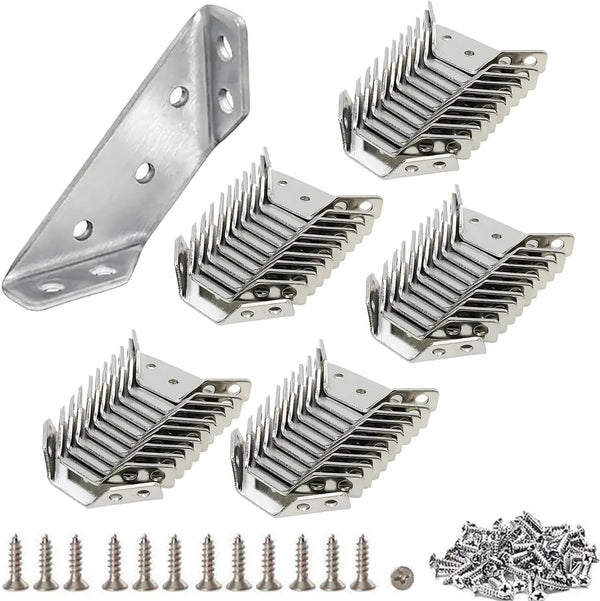 Stainless Steel L Brackets for Wood Heavy Duty Corner Bracket, Angle Bracket,