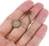 Bronze Flat Head Upholstery Tacks, Flat Thumb Tacks for Furniture Decor, 100Pcs (11mm x 17mm) Upholstery Nails