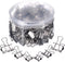 TecUnite 150 Pcs Assorted Sizes Binder Clips, Large Medium Small Paper Clamps for Office Supplies