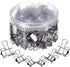TecUnite 150 Pcs Assorted Sizes Binder Clips, Large Medium Small Paper Clamps for Office Supplies