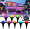 Wisada RGB Outdoor Ground Lights 50 FT, Permanent Outdoor Lights for House, Bluetooth