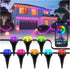 Wisada RGB Outdoor Ground Lights 50 FT, Permanent Outdoor Lights for House, Bluetooth