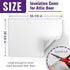 39" 55" Mxclimate Attic Stairs Insulation Cover ,Aluminum Heat Insulation Sheet Cover for Ceiling Access Door, x Attic
