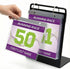 Paidiem 50 Pack Race Bib Display Vinyl Protector Sheets, Medals Hanger Display, Clear Running Race Bib Holder Sleeves