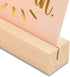 Paper Junkie 20 Pack Daily Motivational Quotes for Desk, Inspirational Desk Supplies with Wooden Stand for Office, 5 x