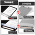 8.5 11 A4 Sooez Clipboard with Storage, Clip Board x with Pen Holder, Plastic Organization Case Box for Letter Legal