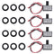 BTFO 4 Pcs 105V-130V AC Photocell Light Sensor Switch with 8 Nuts and