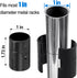 8 Pcs Wire Shelving Shelf Lock Clips for 1" Post - 4 Pairs of Shelving Sleeves Replacements for Wire Shelving System Plastic Accessories Parts