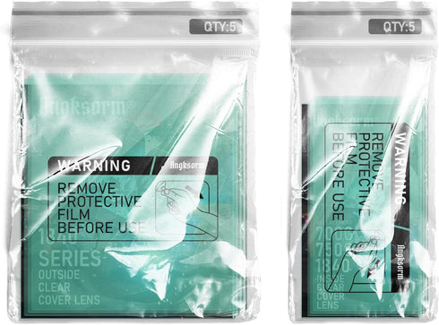 1840 Kp3043-1/Kp2897-1 (Pack 10) Series Inside Outside Front Clear Cover Lens Kit Replacement