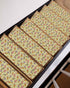 BOHOOSKYLAR 4 8"x30" Ice Cream Stair Treads Cake Colorful Yellow Background Indoor Non Slip Peel and Stick Stair Treads