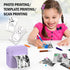 HUIJUTCHEN 10 Mini Photo Printer - Portable Pocket Sticker Printers for iPhone Thermal Printer with Rolls Thermal Paper