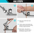 DURATECH 3-IN-1 Tube Bender, Pipe Bender for Copper, Brass, Aluminum, and Thin Steel Pipes (1/4", 5/16", 3/8")