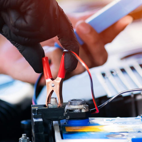 10 Pcs 50A Metal Alligator Clips, Heavy Duty Insulated Alligator Clamps for Battery Replacement Cable