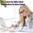 Gel Ink Pens - Black Fine Point for Bullet Journaling, Note Taking, Writing, Drawing, Office & School Supplies