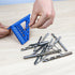 Aluminum Carpenter Square with 3D Multi-Angle Layout Measuring Ruler for Woodworking, Compact Tool