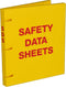 UniKeep Safety Data Sheets (SDS) Binder - 1.0 Ring Capacity, 3 Poly Rings