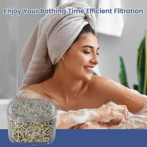 Elovener 2 Packs Baby Bath Tub Filter Device Cartridge Replacement Compatible with All Canopy Bath Tub Showerheads