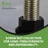 Metal Spacers Online M8 1.25 10 Pack 10.9 13mm x Thread Flange Nuts Black Zinc Steel, Grade Lock Nut with Drive