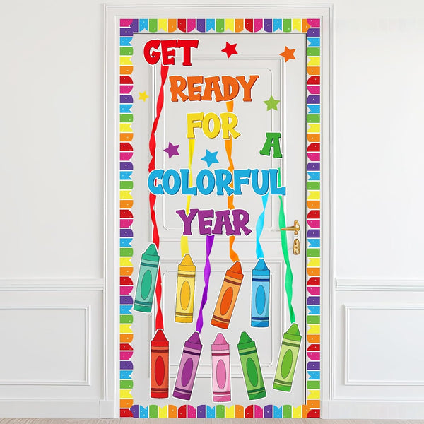 Epakh Bulletin Board Set DIY Decorations 3D Paper Cutouts for Summer Window