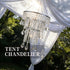 Acrylic Chandeliers Lampshade - Mini Beaded Light Fixture - Crystal Pendant Ceiling Light Shade