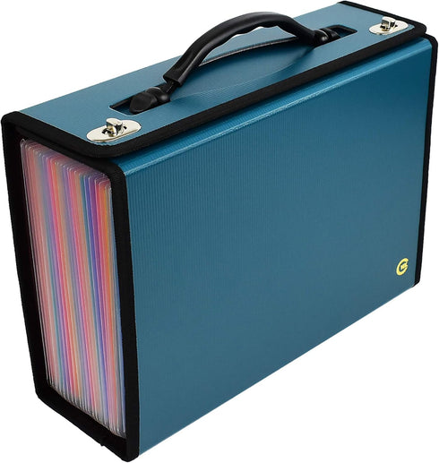 CNK Accordion File Folders - 24 Pockets Organizer for Document Storage, Durable Handle, Letter Size