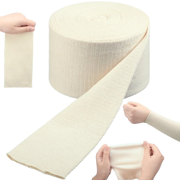 Tondiamo Cotton Tubular Stockinette Gauze Roll Tubular Arm Stocking Elastic Leg Stockinette